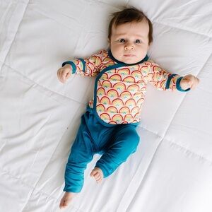 Little Sleepies Primary Rainbow Crossover Set